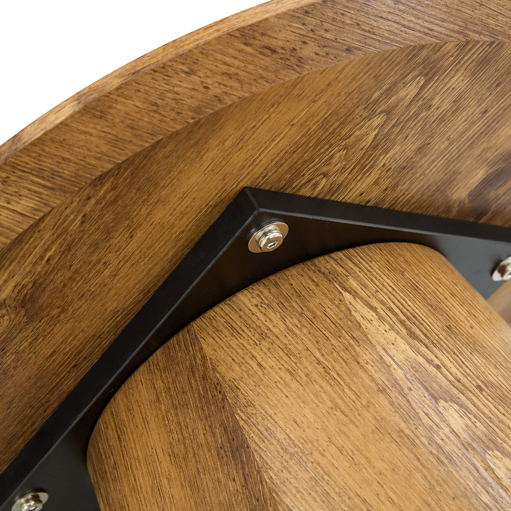 Arvo – Table d'Appoint Organique Bois Naturel
