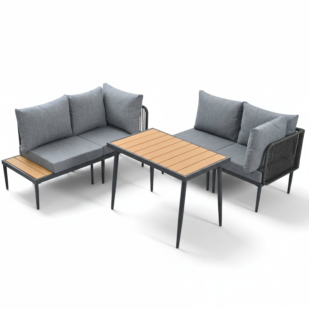 Sora – Corner Dining Garden Set – 4 Seater