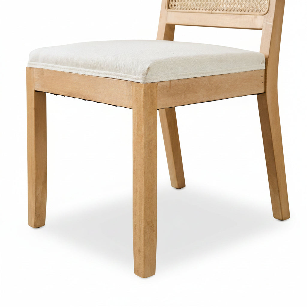 Elva – Chaise Cannage & Bois Massif Style French Country – Lot de 2