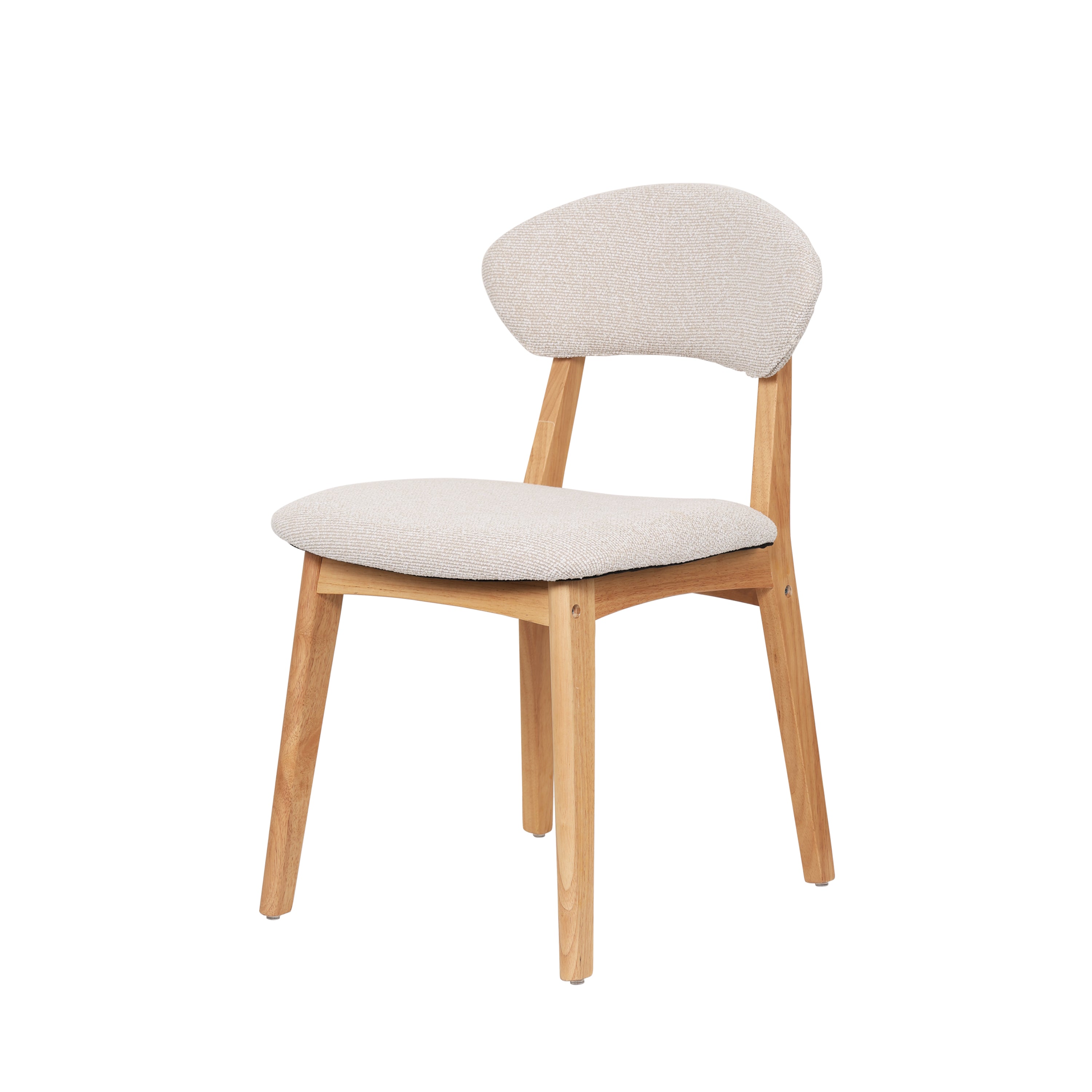 Chaise salle à manger beige – lot de 2