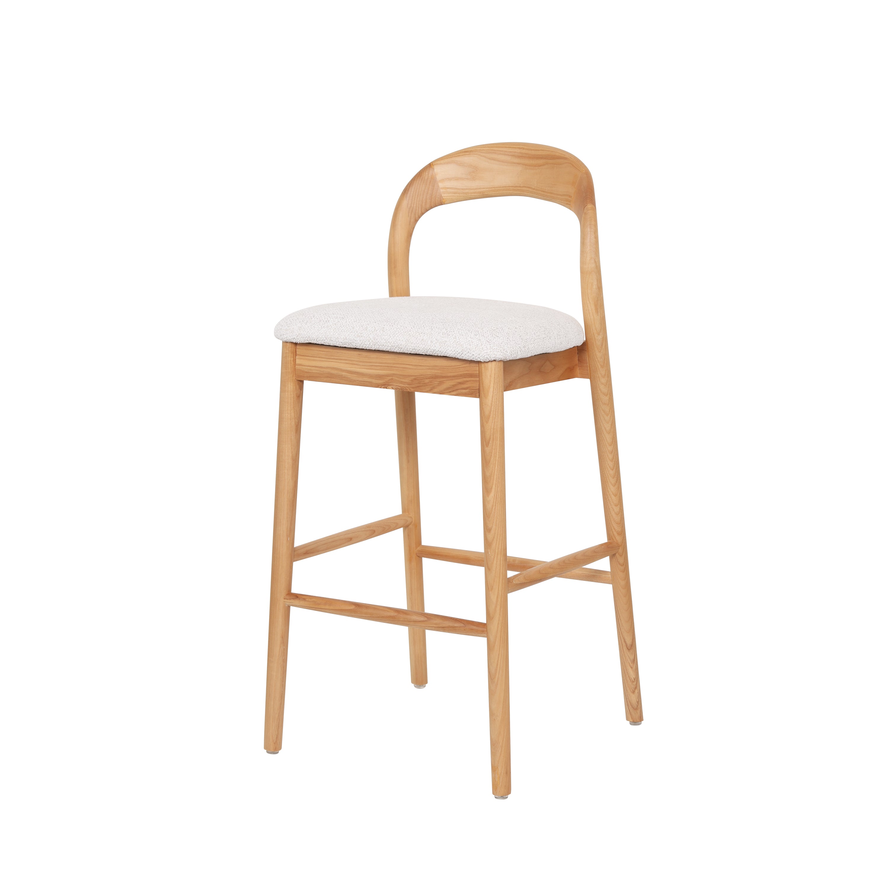Tabouret de bar en bois massif