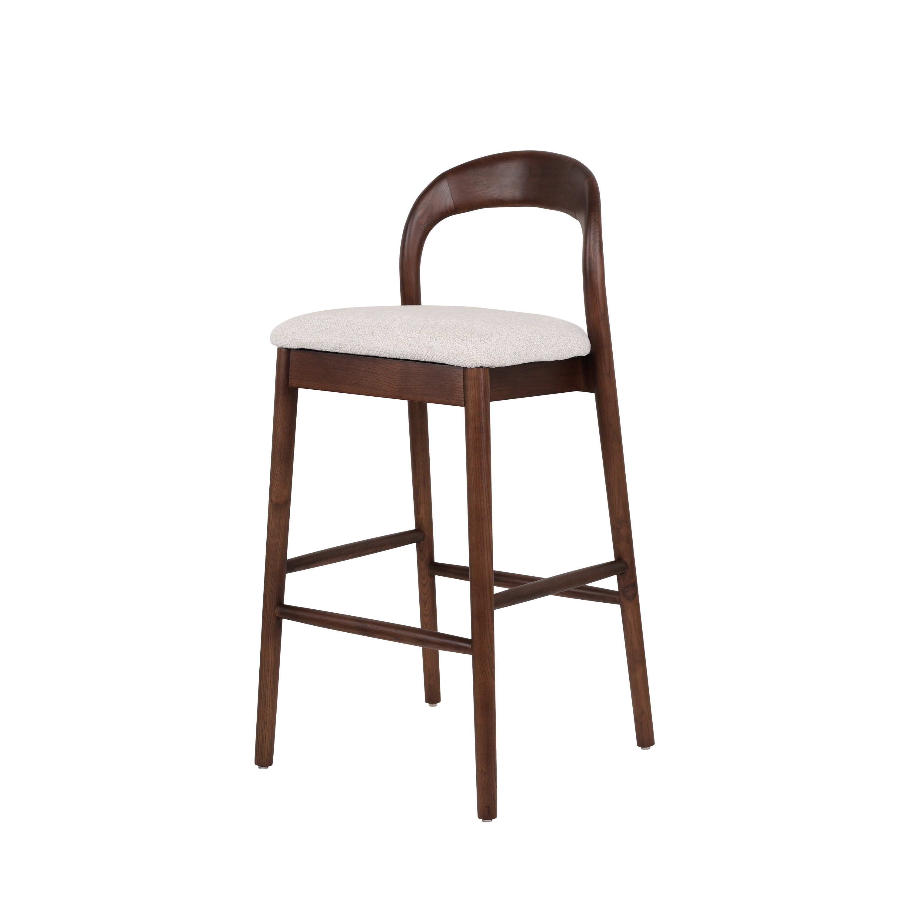 Tabouret de bar en bois massif