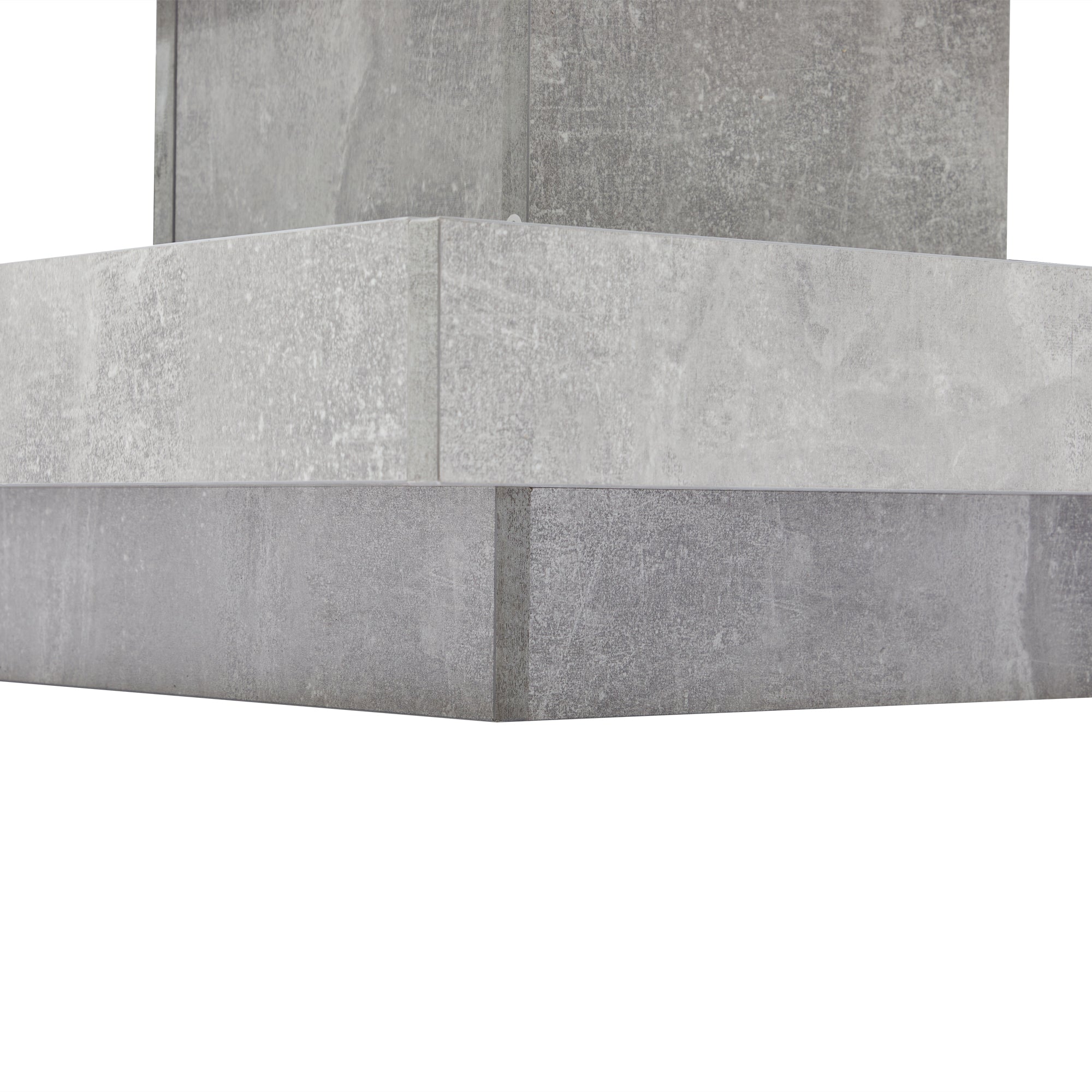 Oria – Table Basse Marbre Gris Pivotante avec Rangement