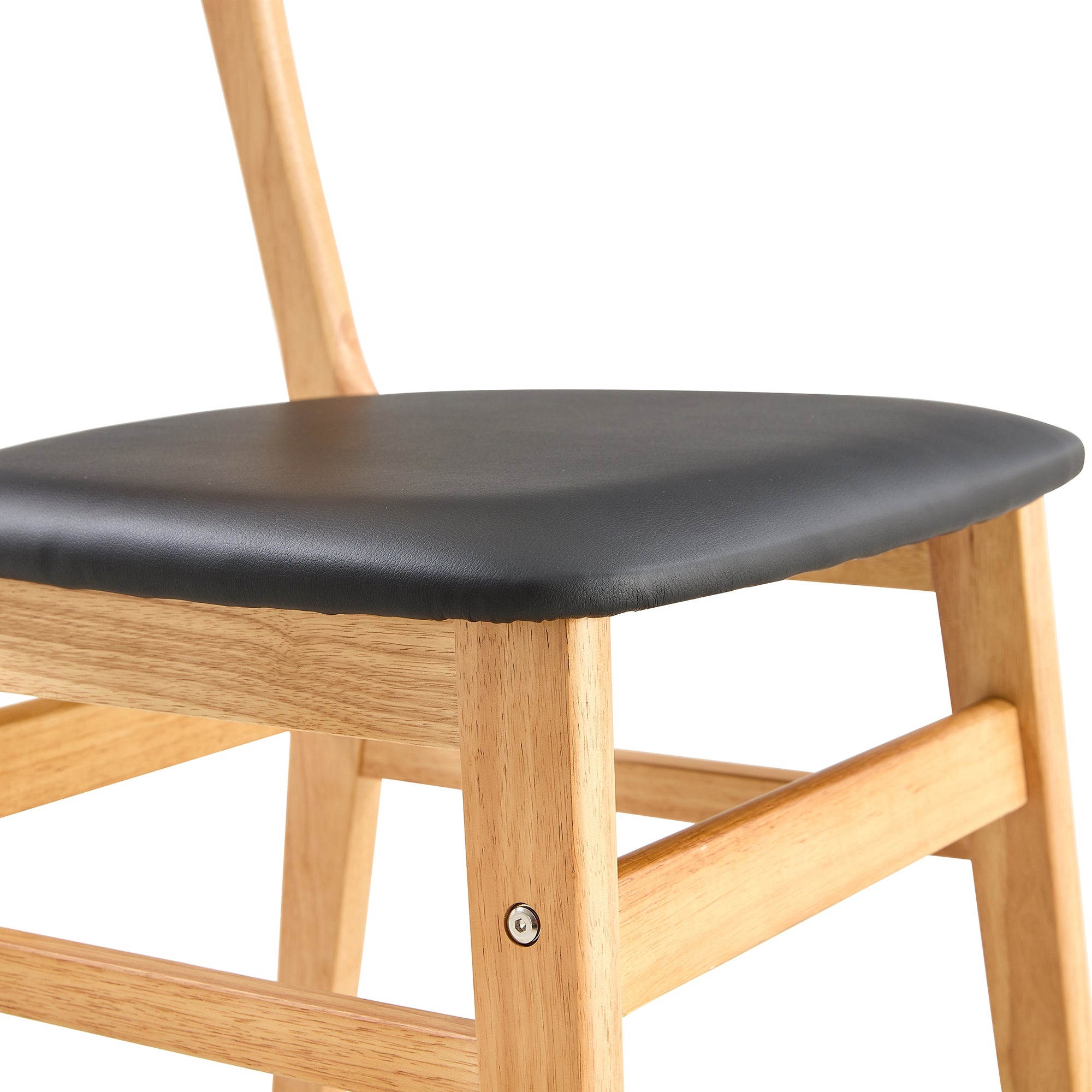 Noma – Chaise Scandinave en Bois Massif & Cannage Naturel – Lot de 2