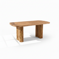 Arvo – Mesa de Comedor Ovalada de 180 cm en Madera de Nogal con Patas Escultóricas