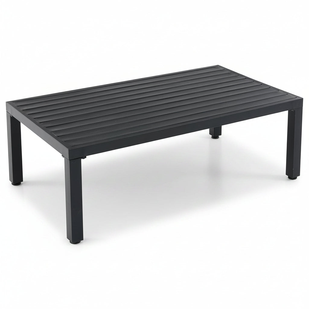 Sora – Modular 6-Seater Garden Lounge Set with Coffee Table – Grey
