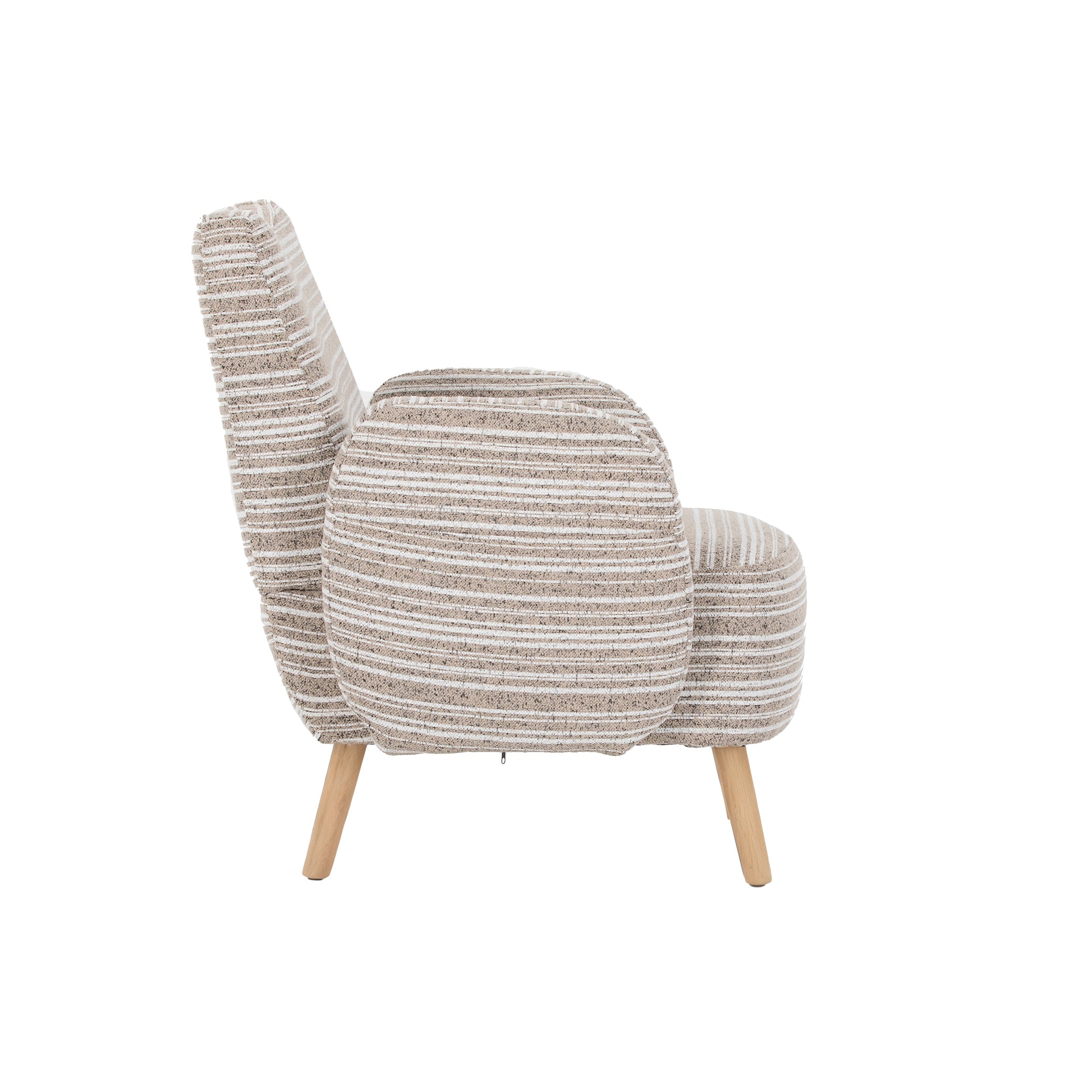 Fauteuil en tissu bouclé
