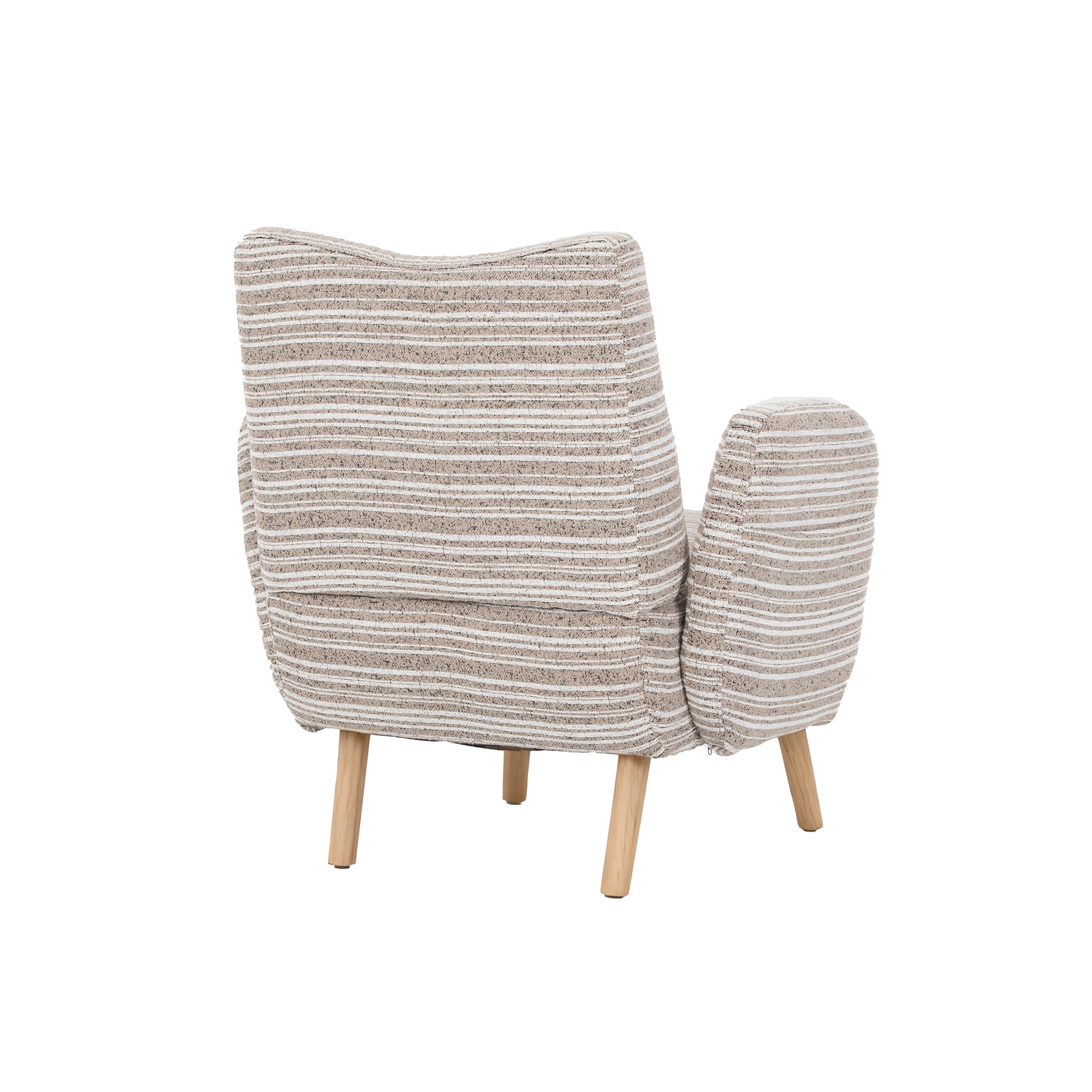 Fauteuil en tissu bouclé